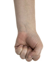 clenched male fist