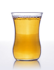 Green tea in a glass