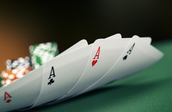 gambling, poker game