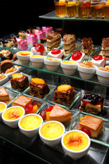 Restaurant dessert Tables in the buffet party