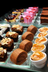 Restaurant dessert Tables in the buffet party