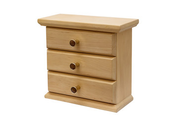 miniature wooden dresser