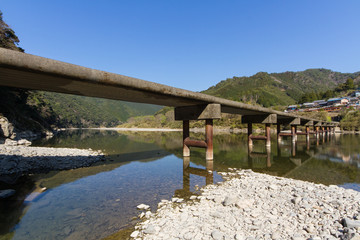 高知県四万十市　岩間沈下橋