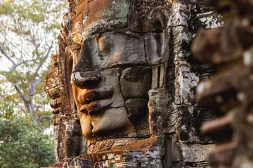 Cercles muraux Temple Towers with faces in Angkor Wat, a temple complex in Cambodia