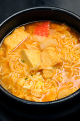 Korean noodles with Kimji soup