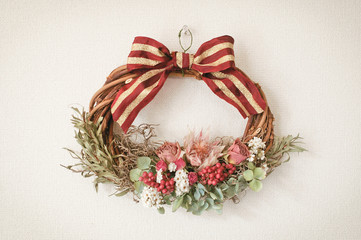 Homemade Christmas wreath 3