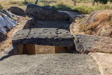 Dolmen of Lacara.
Prehistoric dolmen, located in Extremadura. Spain.