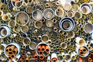 Fototapeta premium Size of pvc pipes