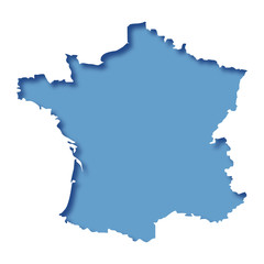 Logo carte de France.