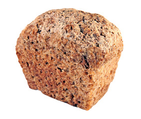 Small bread from wheat sprouted grains and wheat bran