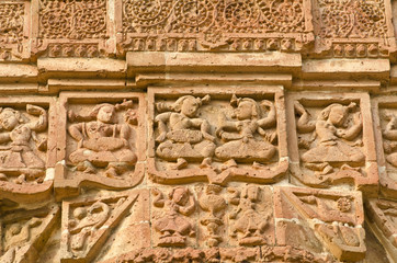 Beautiful terracotta work at temple