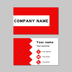 Business card template