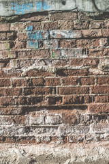 Naklejka premium Old brick wall