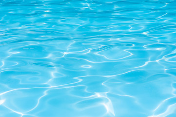 Fototapeta na wymiar Beautiful rippled wave in swimming pool