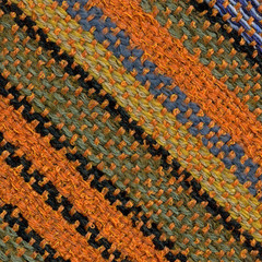 Handwoven woolen fabric, detail