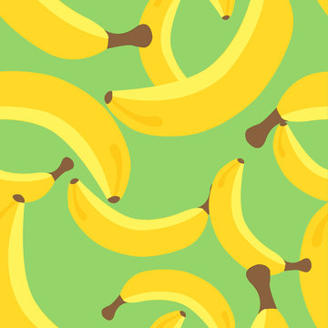 Vector pattern of bananas