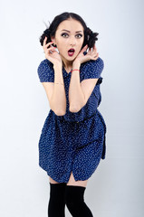 Fototapeta premium girl in dress