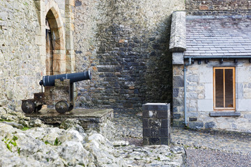 Old cast iron cannon