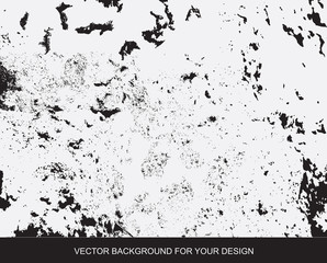 Obraz premium Distress Overlay Texture For Your Design. Black and white grunge