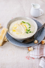 White asparagus soup