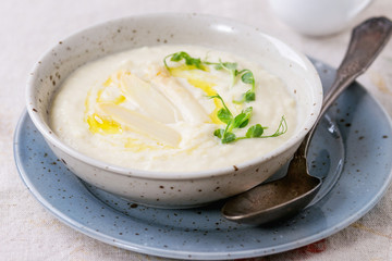 White asparagus soup
