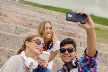 Fototapeta premium Making great selfie