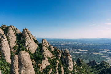 Fototapeta na wymiar Mountain of Montserrat, Catalonia, Spain