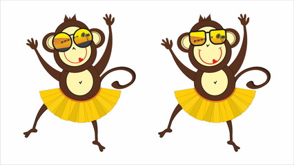 monkey in sunglasses