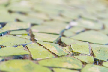 shabby and broken trailway