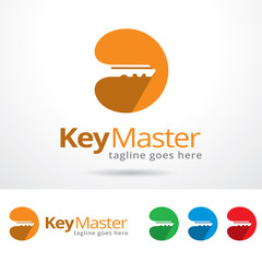 Key Master Logo Template Design Vector