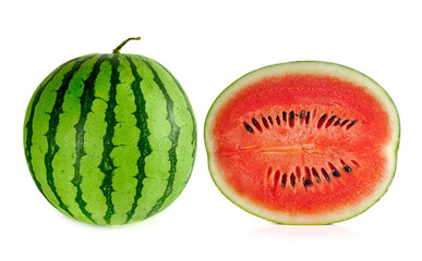 water melons isolated on white background