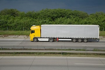 Truck on the highway