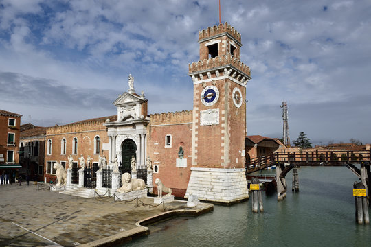 Das Arsenal in Venedig