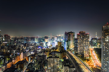 Tokyo Skyline at night time