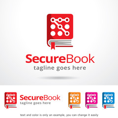 Secure Book Logo Template Design Vector