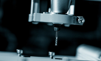 CNC machine.Diamond milling cutter