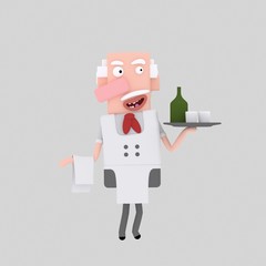 Camarero,  Trabajador