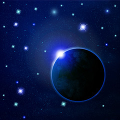 Space Stars Vector.