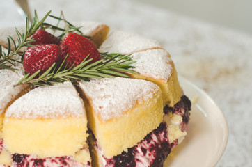 strawberry cake