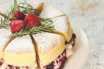 strawberry cake
