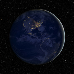Planet Earth from space. Elements of this image furnished by NASA