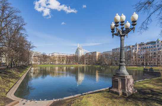 Patriarch's Ponds In Moscow.