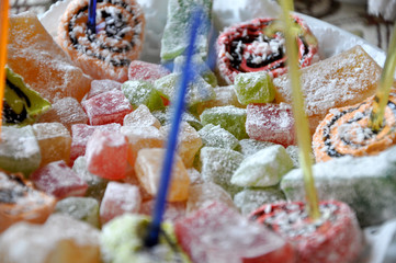 Colorful turkish delight