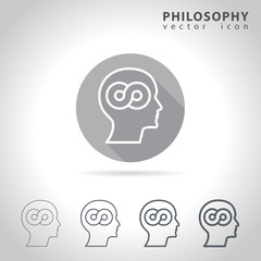 Philosophy outline icon