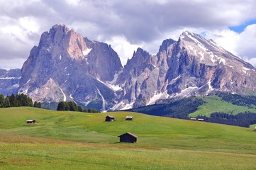 Alps on summer, Dolomites, Italy