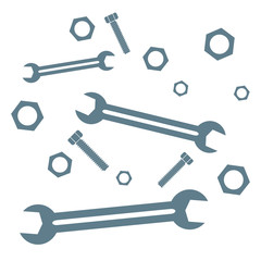 Nice picture of a colored tools