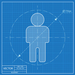 User sign icon. Person symbol. Human avatar, Vector