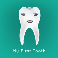 First tooth vector