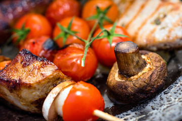 Steak On Grill