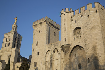 Palais des Papes - Palace of the Popes and Cathedral, Avignon